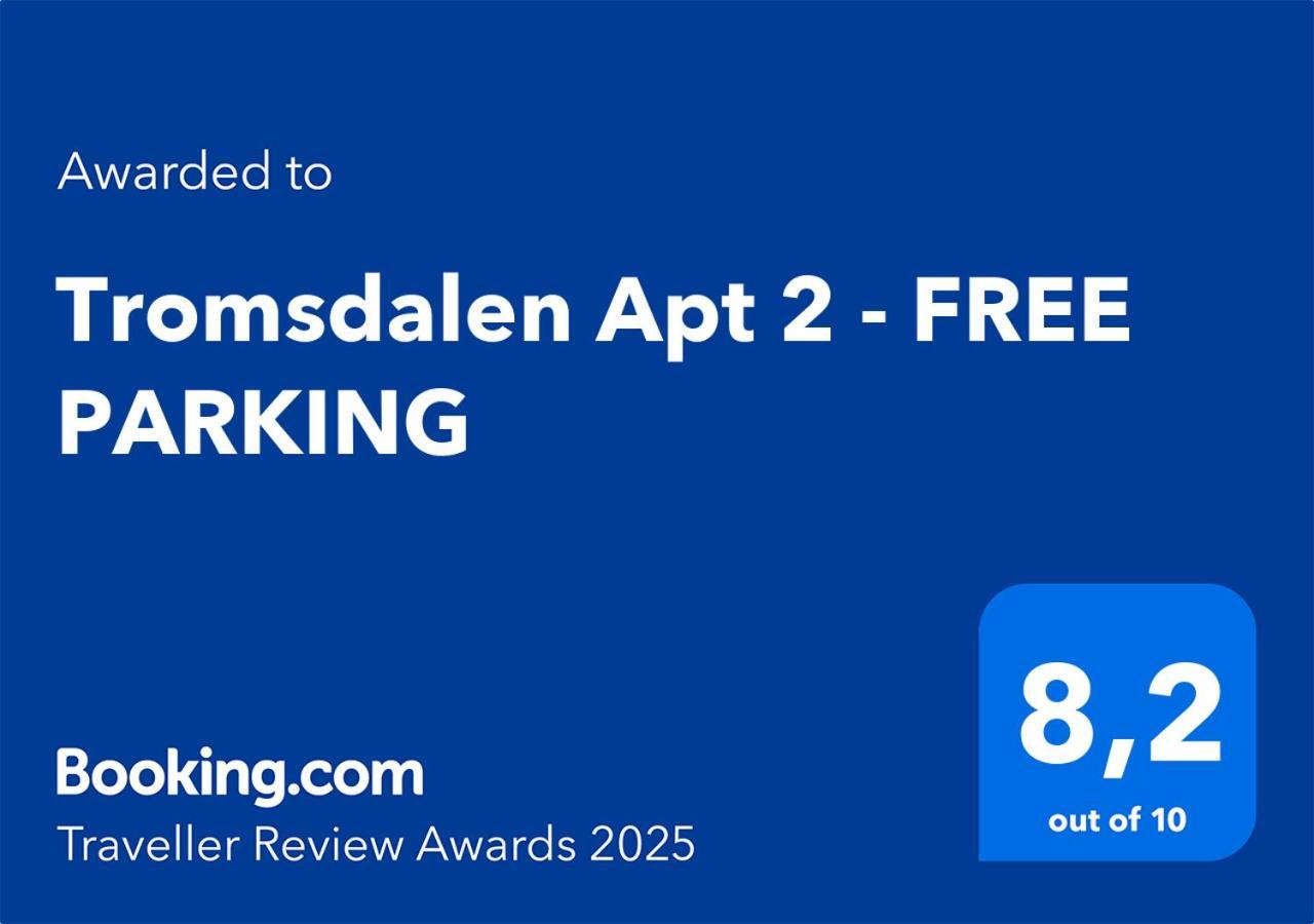 Tromsdalen Apt 2 - Free Parking エクステリア 写真
